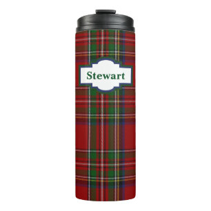 Royal Stewart Plaid Custom Thermal Tumbler
