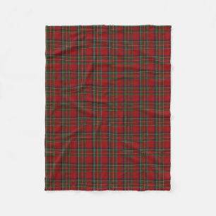 Royal Stewart Plaid Fleece Blanket