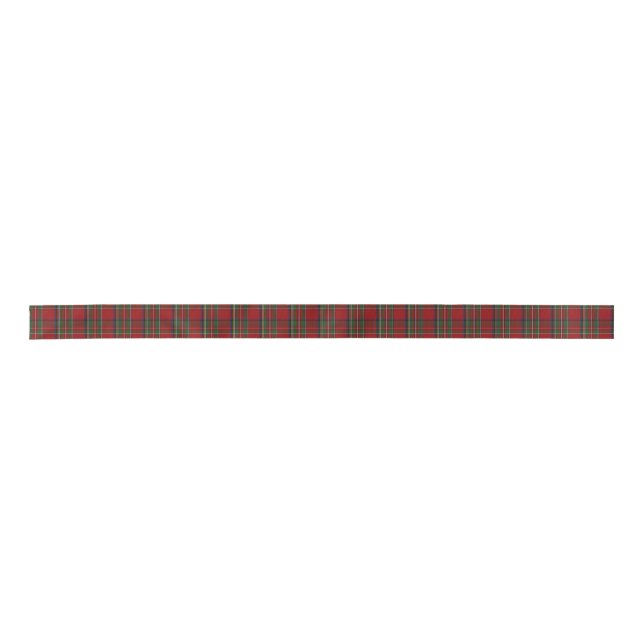 Royal Stewart Plaid Ribbon Satin Ribbon (Front)