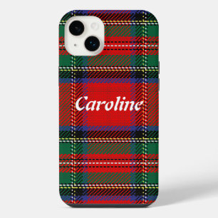 Royal Stewart red and green Scots tartan pattern iPhone 14 Plus Case