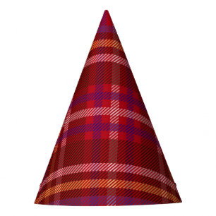 Royal Stewart Tartan Christmas Pattern Party Hat