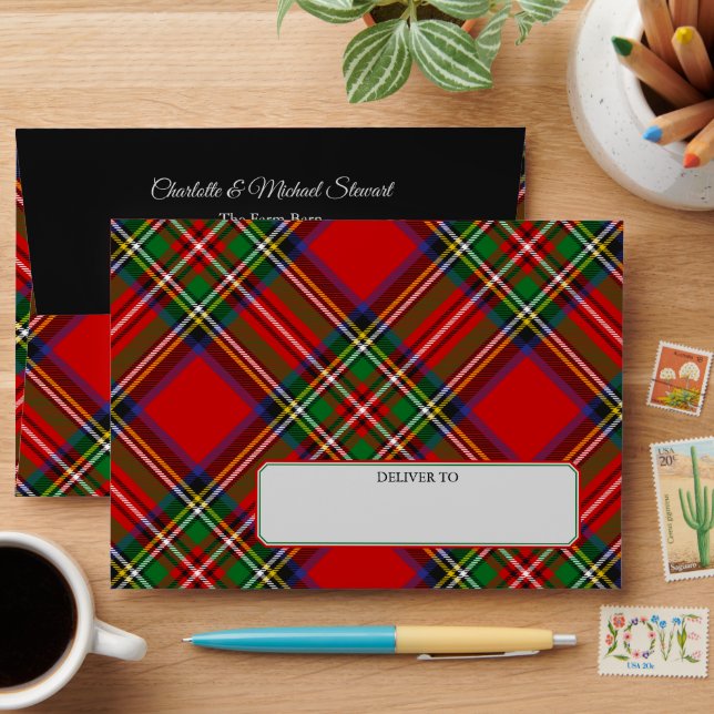 Royal Stewart Tartan Envelope (Desk)