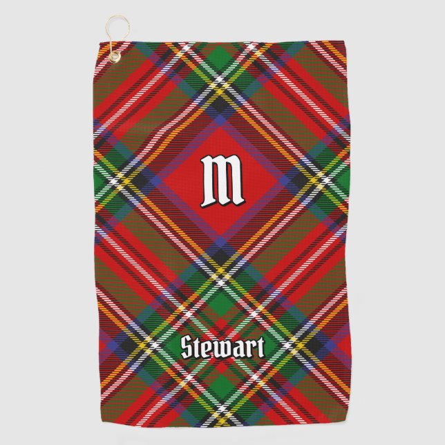 Royal Stewart Tartan Golf Towel (Front)