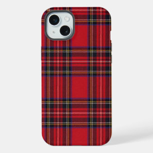Royal Stewart Tartan iPhone 15 Plus Case
