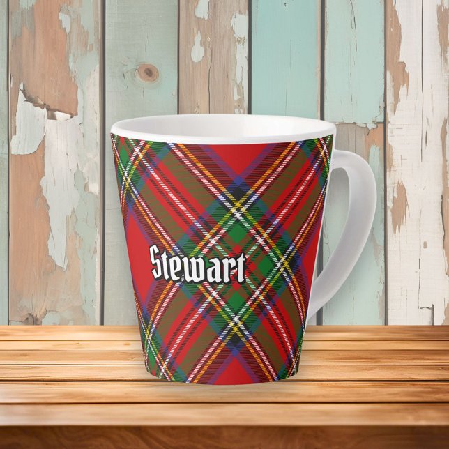Royal Stewart Tartan Latte Mug (Creator Uploaded)