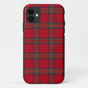 Royal Stewart Tartan Plaid iPhone, Plus, Pro Case