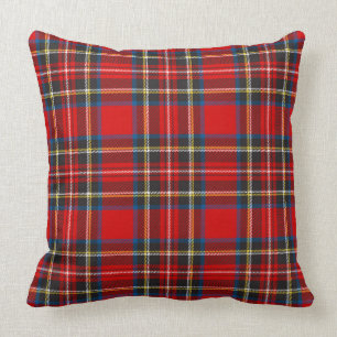 Royal Stewart Tartan Plaid Scottish Pattern Cushion
