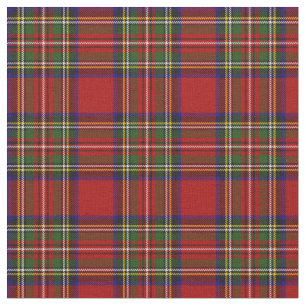 Royal Stewart Tartan Plaid Scottish Pattern Fabric
