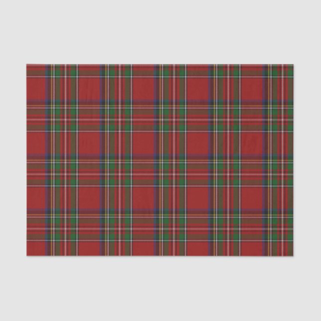 Royal Stewart Tartan Plaid Tissue Paper (Front)