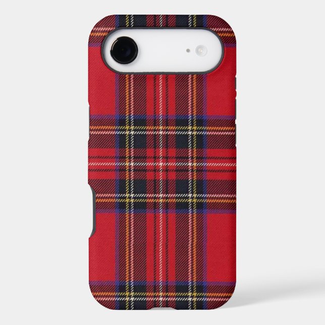 Royal Stewart tartan red black plaid (Back)