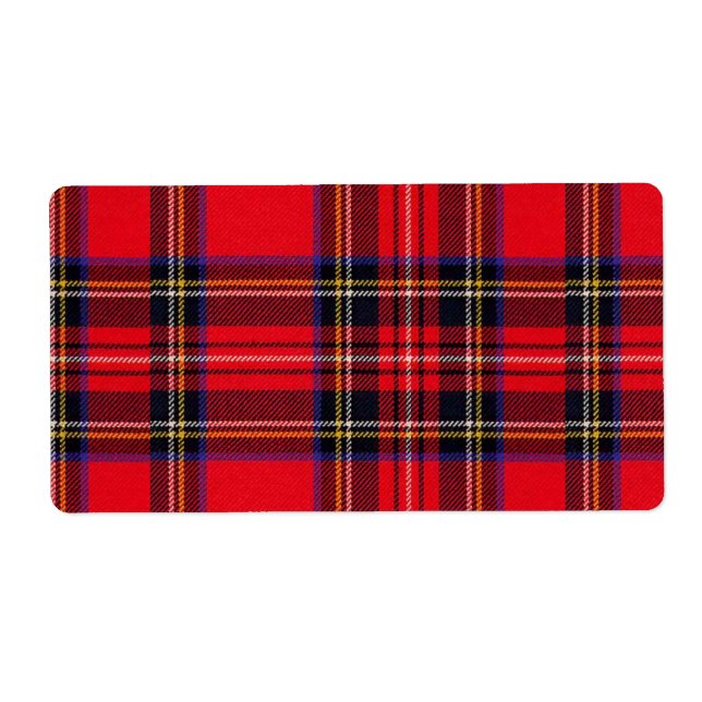 Royal Stewart tartan red black plaid (Front)