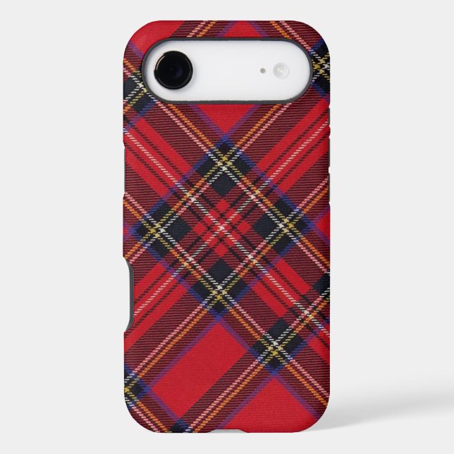 Royal Stewart tartan red black plaid (Back)