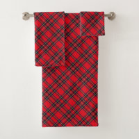 Royal Stewart tartan red black plaid