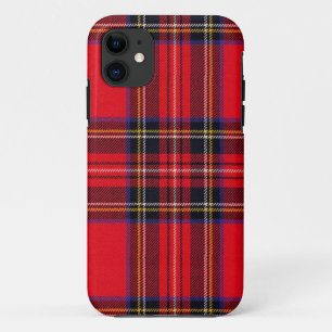 Royal Stewart tartan red black plaid iPhone 11 Case
