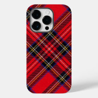 Royal Stewart tartan red black plaid