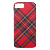 Royal Stewart tartan red black plaid