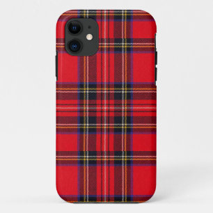 Royal Stewart tartan red black plaid iPhone 11 Case