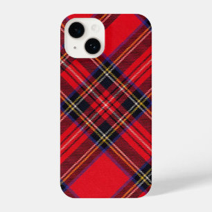 Royal Stewart tartan red black plaid iPhone 14 Case
