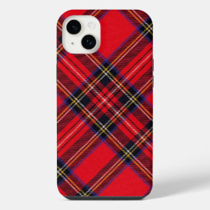 Royal Stewart tartan red black plaid iPhone 14 Plus Case