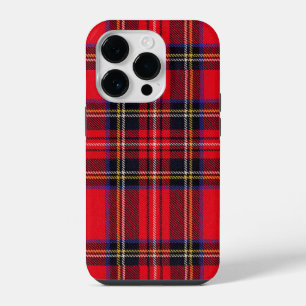Royal Stewart tartan red black plaid iPhone 14 Pro Case
