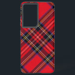 Royal Stewart tartan red black plaid Samsung Galaxy Case<br><div class="desc">Royal Stewart clan tartan red black plaid</div>