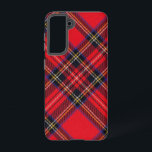 Royal Stewart tartan red black plaid Samsung Galaxy Case<br><div class="desc">Royal Stewart clan tartan red black plaid</div>