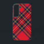 Royal Stewart tartan red black plaid Samsung Galaxy Case<br><div class="desc">Royal Stewart clan tartan red black plaid</div>