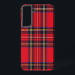 Royal Stewart tartan red black plaid Samsung Galaxy Case<br><div class="desc">Royal Stewart clan tartan red black plaid</div>