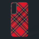 Royal Stewart tartan red black plaid Samsung Galaxy Case<br><div class="desc">Royal Stewart clan tartan red black plaid</div>