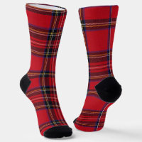 Royal Stewart tartan red black plaid