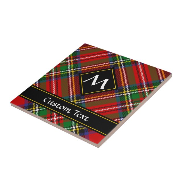 Royal Stewart Tartan Tile (Side)