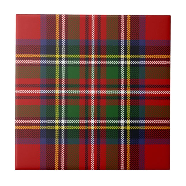 Royal Stewart Tartan Tile (Front)