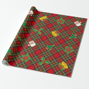 Royal Stewart Tartan Wrapping Paper