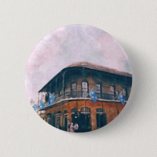 Royal Street at french quarter in new Orleans 2 6 Cm Round Badge
