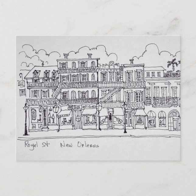 Royal Street | New Orleans, Louisiana Postcard (Front)