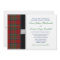 Royal Stuart Tartan Scottish Wedding Invitation