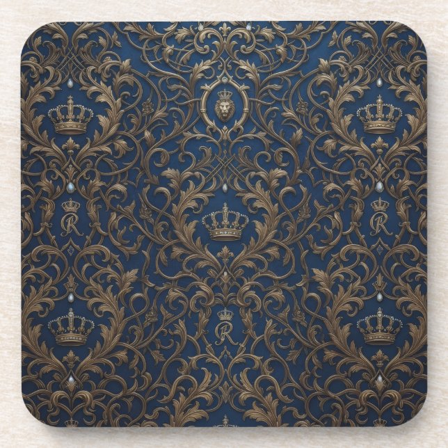 royal style pattern coaster (Front)