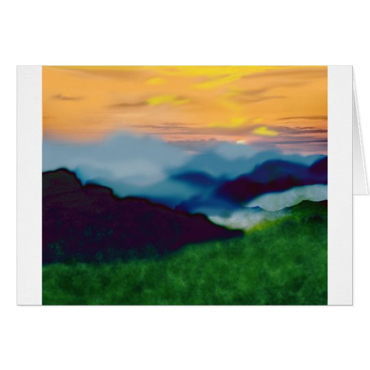 Royal Sunset Card