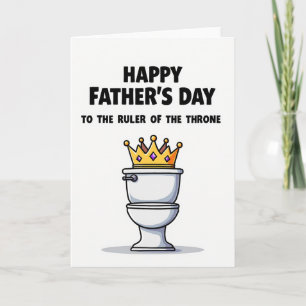 Royal Throne Fathers Day Card