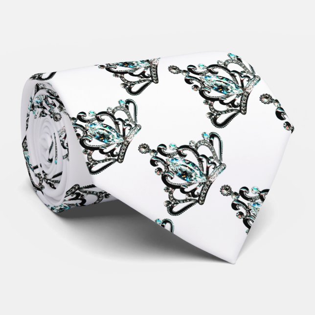 “Royal Tiara" Tie (Rolled)
