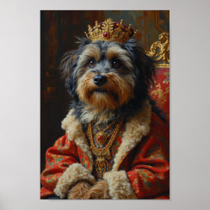 Royal Tibetan Terrier Portrait Poster