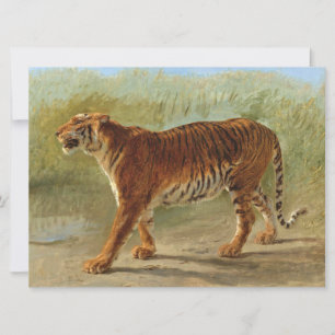 Royal Tiger Marching (by Rosa Bonheur) Card