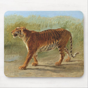 Royal Tiger Marching (by Rosa Bonheur) Mouse Mat