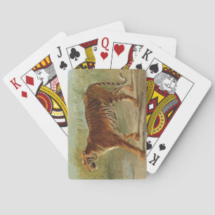 Royal Tiger Marching (by Rosa Bonheur) Playing Cards