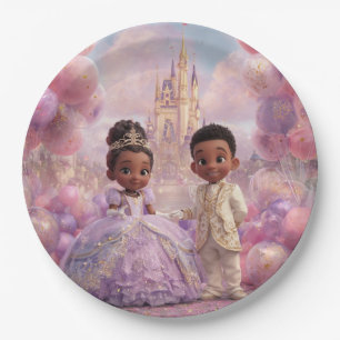Royal Toddler Celebration Paper Plate