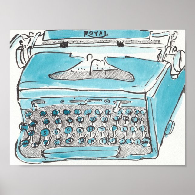 Royal typewriter poster (Front)