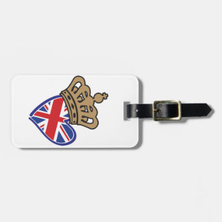 Royal UK Love Luggage Tag