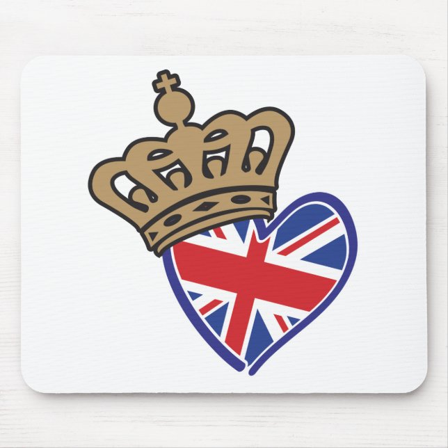 Royal UK Love Mouse Mat (Front)