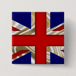 Royal Union Flag - Great Britain 15 Cm Square Badge