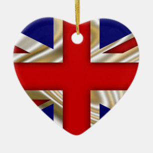 Royal Union Flag - Great Britain Ceramic Tree Decoration